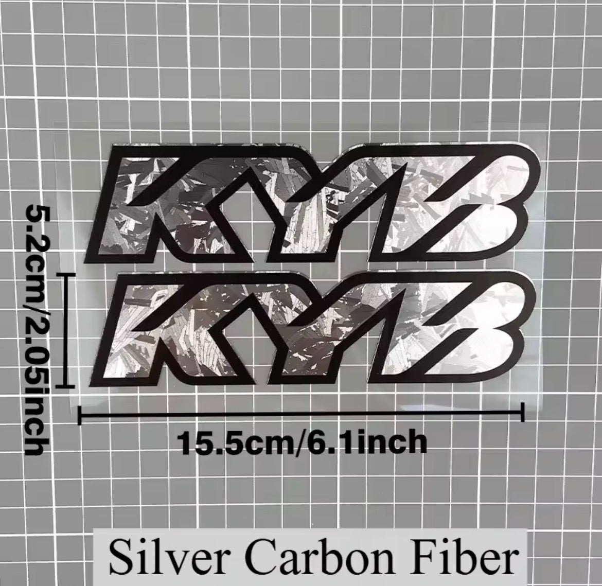 Holographic fork stickers ￼